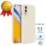 TD® Pour Oneplus nord 2 Rubik's Cube liquide trou fin étui de téléphone en silicone à bord droit plus housse de protection tout comp