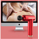 TD® Pistolet à fascia électrique Pistolet de massage musculaire complet du corps Pistolet à choc de douleur de soulagement profond