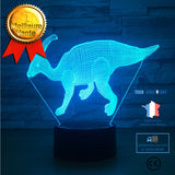 TD® Veilleuse Creative 7 Couleurs Changement Enfants Veilleuse 3D Dinosaure Modélisation Visual Led Lampe De Bureau Enfants Chambre
