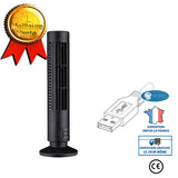 INN® Ventilateur de tour sans feuilles ventilateur de bureau sans feuilles usb mini portable petit ventilateur de poche petit ventil