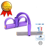 TD® Musculation crampe taille exercice Yoga accessoires auxiliaires assis tirer pédale quatre Tube tir - Modèle: Purple