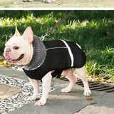 TD® Animal de compagnie automne et hiver épaissi veste gros chien vêtements réfléchissant chaud haut vêtements chien boucle vêtement