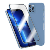 TD® Étui de protection pour téléphone portable pour film de coque iPhone13pro max intégré film trempé tout compris à 360 degrés