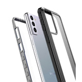 TD® Coque de téléphone Samsung Galaxy S21+ Coque de téléphone transparente Coque de téléphone à trou fin Résistant aux chutes