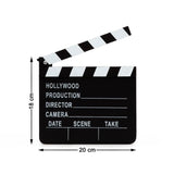 TD® Clap Cinéma Noir/ Multifonctionnel Blanc et Noir