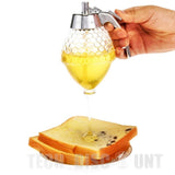 TD® distributeur de miel anti goutte liquide sirop d'érable cuisine accessoire cuisine bocaux de conservation plats vintage