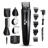 TD® Coffret  Tondeuse Cheveux Barbe Pro Cadeaux Homme  Coiffeur électrique    6 EN 1 USB