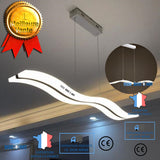 TD® Lustre Acrylique Motif ondulé Lumière LED décoration intérieur tendance moderne conception élégante haute qualité