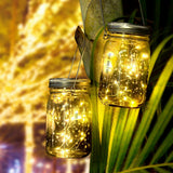 TD® SUNNOW Lampes Décoratives De Jardin Solaire, 3 Pièces 20led Lanterne Solaire, Guirlande Led De Jardin, Éclairage Solaires