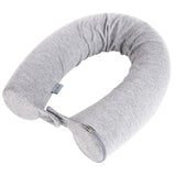 TD® Oreiller cervical en forme de U multifonctionnel coton espace mémoire mousse coussin taille confort ergonomique relaxation confo