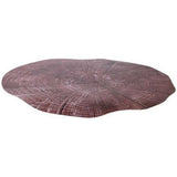 TD® Set de Table imitation Souche de bois / Décoration / Art de Table/ Tendance/ Diamètre 38,50 Cm