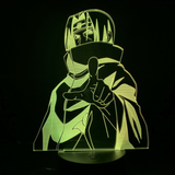 TD® Veilleuse 3D,3D Led Veilleuse Naruto Uchiha Itachi Action Figure 7 Couleurs Toucher Illusion Optique Lampe De EP1408