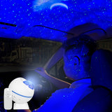 INN® Lampe de projecteur de ciel étoilé portable Voiture + maison Projecteur de ciel étoilé à double usage Veilleuse Cadeau de vacan