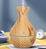 TD® Diffuseur d'arôme Lanterne Parfum Grain de bois Humidificateur Grain de bois Arôme Diffuseur Creux Huile Essentielle Purificatio