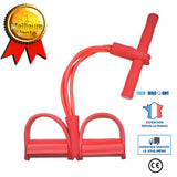 TD® Résistance élastique tirer cordes exercice forte maison gymnastique Sport entraînement bandes élast - Modèle: Rouge