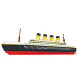 TD® Maquette bateau croisière building block grand Titanic Set 3800 mini blocs Pcs jouets bricolage puzzle 3D Jouet Éducatif Enfants