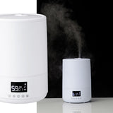 TD® Blanc givré intelligent avec humidificateur d'aromathérapie atomisé 4 litres humidificateur de lanterne à grand volume de brouil