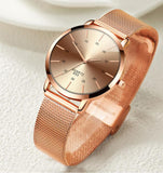 TD® Personnalité, tendance et loisirs Quartz Montres-bracelets Casual et Business Series Mesh montre de la ceinture cadeaux hommes
