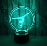 TD® Ballet 3D lumière colorée tactile visuel stéréo lumière 3D illusion 3D cadeau veilleuse