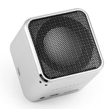 TD® MUSICMAN MINI SOUNDSTATION Mini Enceinte portable avec lecteur MP3 intégré, port USB et fente carte micro SD jusqu'à 32 GB - Arg