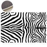 TD® Tapis rayé noir et blanc imitation cachemire tapis de sol épaissi maison salon chevet couverture antidérapante résistante à l'us