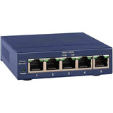 TD® NETGEAR GS105 Switch Ethernet 5 ports Métal Gigabit (10/100/1000), Protection ProSAFE, Garantie à Vie Idéal pour les PME et TPE