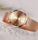 TD® Personnalité, tendance et loisirs Quartz Montres-bracelets Casual et Business Series Mesh montre de la ceinture cadeaux hommes