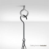 TD®  Support de casserole en métal de couleur noire avec 10 crochets Organisateur de rangement pour ustensiles de cuisine