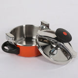 TD® Faisceau domestique marmite à soupe à la vapeur marmite à induction à double usage marmite à couvercle en acier inoxydable marmi