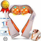 TD® Châle de massage Chauffant/ Massage bien être corporelle/ Relaxateur Décompresseur/ Muscles appareil Confortable relaxation
