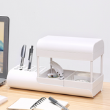 TD® Boîte de rangement de bureau porte-stylo simple bureau de bureau papeterie créative rangement de salle de bain boîte de rangemen