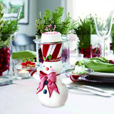 TD® Ornement d'Halloween Père Noël Plateau Bonhomme de Neige Snack Rack Résine Artisanat Jouet Ornement