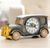 TD® Réveil de voiture vintage Horloge de table en plastique de pointeur numérique rétro nostalgique