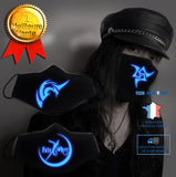 TD® Masque de jeu de personnalité de la mode fluorescente pour hommes et femmes masque en tissu lavable cadeau d'anniversaire de Noë