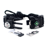 Produits de plein air Cordon de parapluie Bracelet tressé Tige de magnésium multifonctionnelle Bracelet sport  LED Signal dét