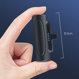 TD® Pocket Capsule Power Bank 5000 mAh Banque de puissance de charge sans fil portable Mini lampe de poche d'urgence compacte