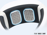 TD®  Dispositif de massage de la colonne cervicale blanc massage multifonctionnel Télécommande intelligente Chauffage Pulse Massage