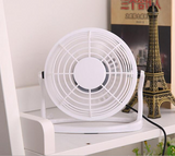 INN® Mini ventilateur de bureau USB petit refroidissement silencieux de table portables alimentés par USB Blanc