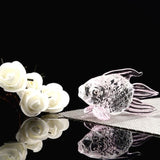 TD®  Cristal Goldfish mariage Décor Paperweight Artisanat Figurine cadeau Home Décor