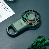 TD® Nouveau mini petit ventilateur vert portable usb peut accrocher le sac de refroidissement du ventilateur de poche en plein air