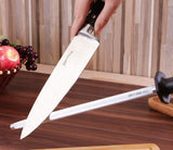 TD® Tige d'affûtage affuteur couteau auguiser métaux lame tranchante cuisine préparation à aiguiser tige aiguisoir professionell fin