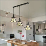 TD® Lustre forme diamant style moderne contemporain pour décoration intérieur chambre salon design industriel tendance de qualité