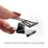 TD® 48 pièces Mini Pinces à Dessin de Papier Binder Clips en métal 25mm - Pince aggripe pour papier