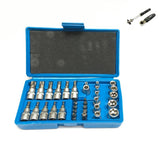 TD® Caisse Outils / Boite à Outils de 34 pièces Écrous Set Clés à Douilles/ Bricolage/ Réparation
