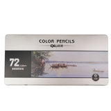 TD® Set de Crayons de Couleurs en Boîte de Fer/72 Couleurs Coloriage Dessins/ Avec fournitures de coloriage numérotées/ Art huileux