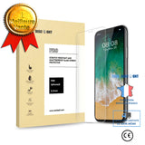 TD® iphone XS/X film de protection écran en verre trempé plein écran verre film de protection force verre flexible anti-dureté