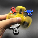 TD® Fidget Spinner Toy / Hand Spinner/ Tri-Spinner avec Perles Céramique/ Jouet Anti stress et Anxiété. Jaune