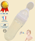 TD® biberon cuillere bebe cuisine lait magique 4+ nouveau né fille garçon maman silicone confort pour eau sauce grande contenance