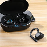 TD® Oreillette Bluetooth super longue durée de vie de la batterie oreillette bluetooth sport montée sur l'oreille