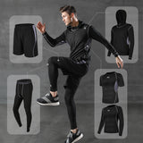 Combinaisons de sport de course, vêtements de fitness décontractés pour hommes, shorts de sport, collants à séchage rapide,vê